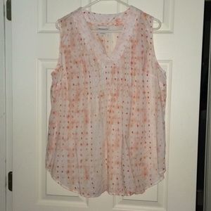 Liz Claiborne sleeveless top Sz XL